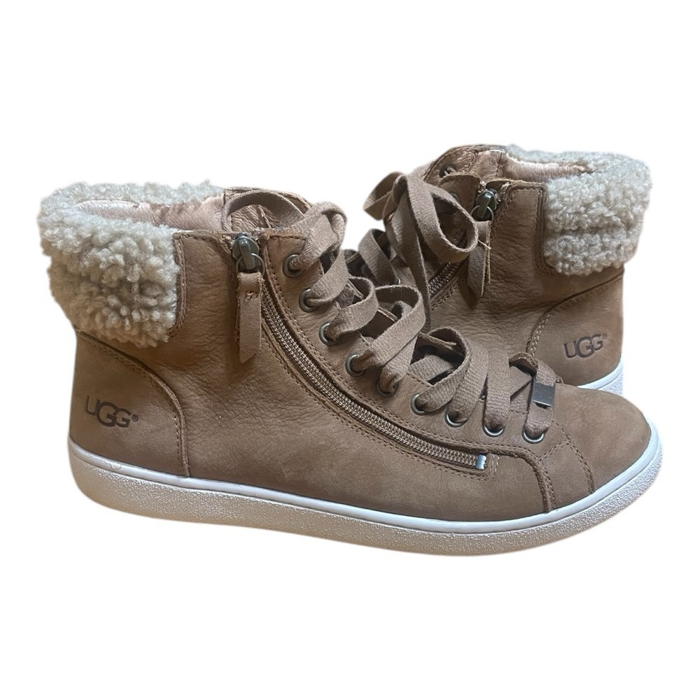 UGG Tan Sneakers with Plush Comfort
